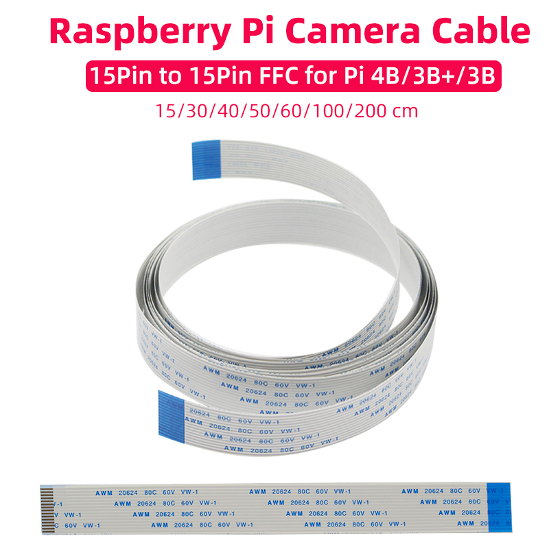 Raspberry Pi Hq Camera Microscope Lens - 2M 1M 60/50/40/30/15CM Kabel kamery Raspberry