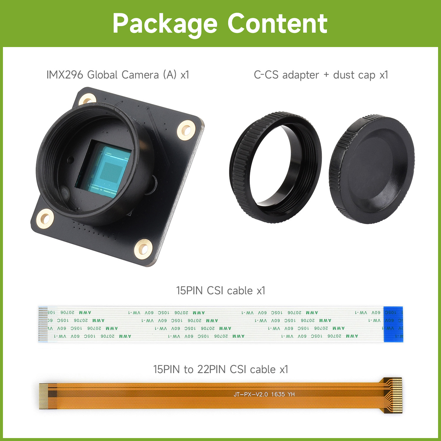 Moduł kamery Waveshare IMX296  – Raspberry Pi Global Shutter Camera Imx296 recenzja i cena